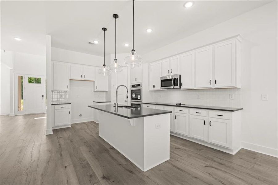 Furnished interior view inside a new home in Traditions of Braselton, Jefferson (Image 5).