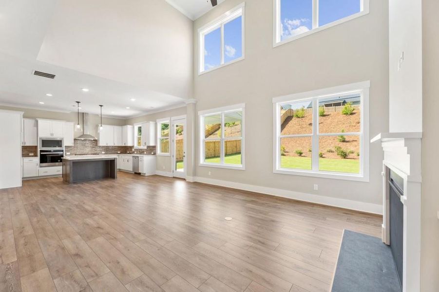 Furnished interior view inside a new home in Hillshire, Cumming (Image 10).