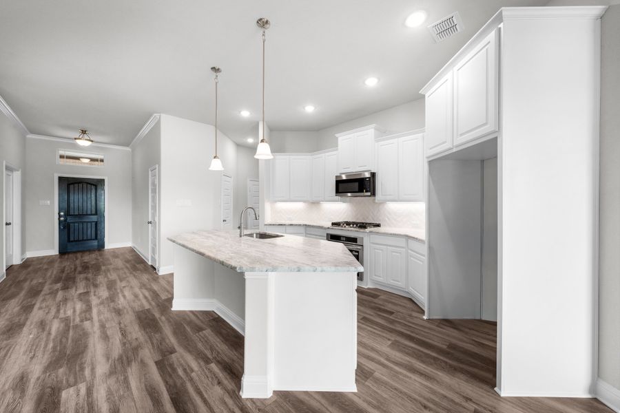 Furnished interior view inside a new home in Mallard Point, Greenville (Image 6).