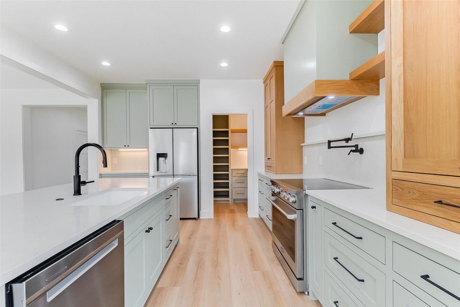 Furnished interior view inside a new home in , Cottonwood Shores (Image 8).