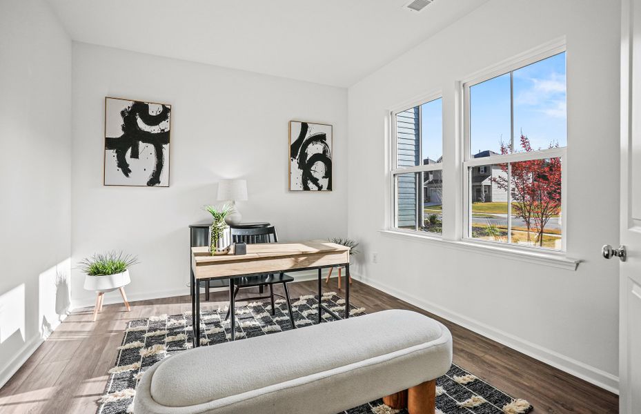 Furnished interior view inside a new home in Parkside Crossing, Charlotte (Image 8).