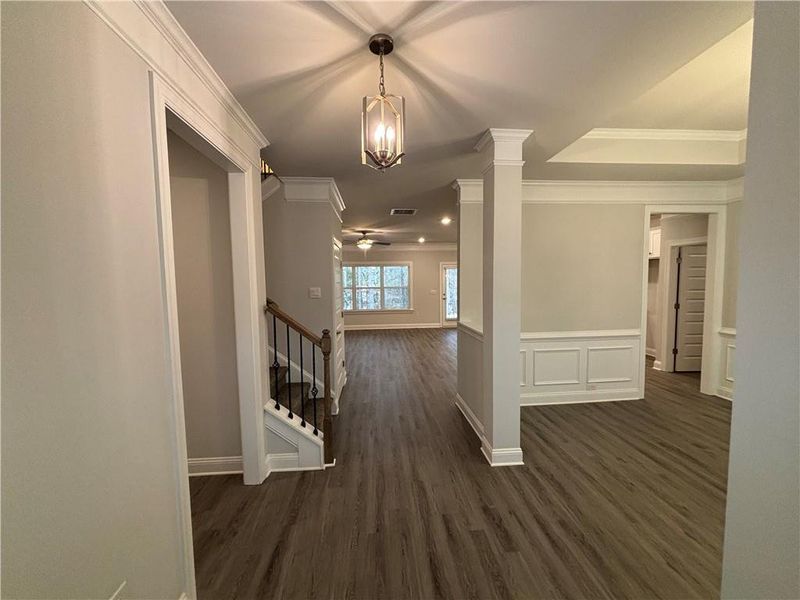 Spacious, unfurnished interior of a new home in Tuscany Hills, Douglasville (Image 20). Spacious, unfurnished interior of a new home in Tuscany Hills, Douglasville (Image 20).