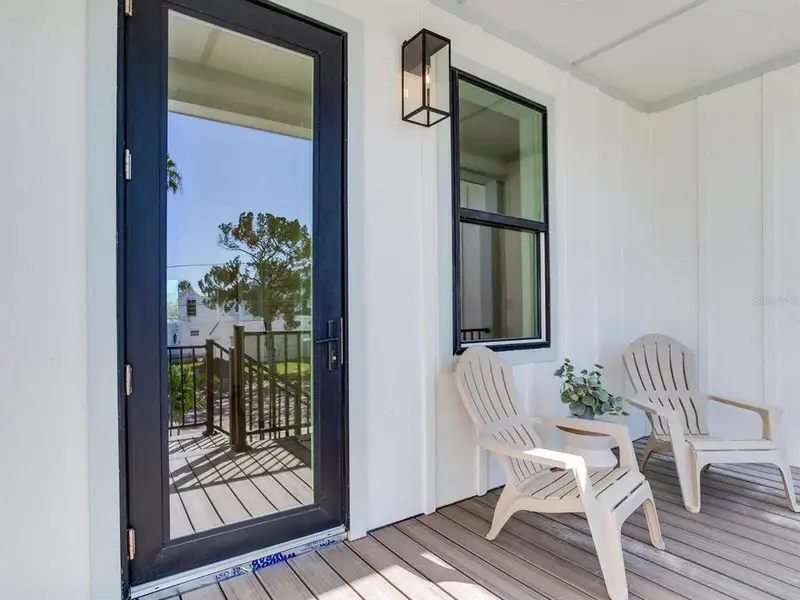 Exterior details and patio area of a home in , North Redington Beach (Image 25).