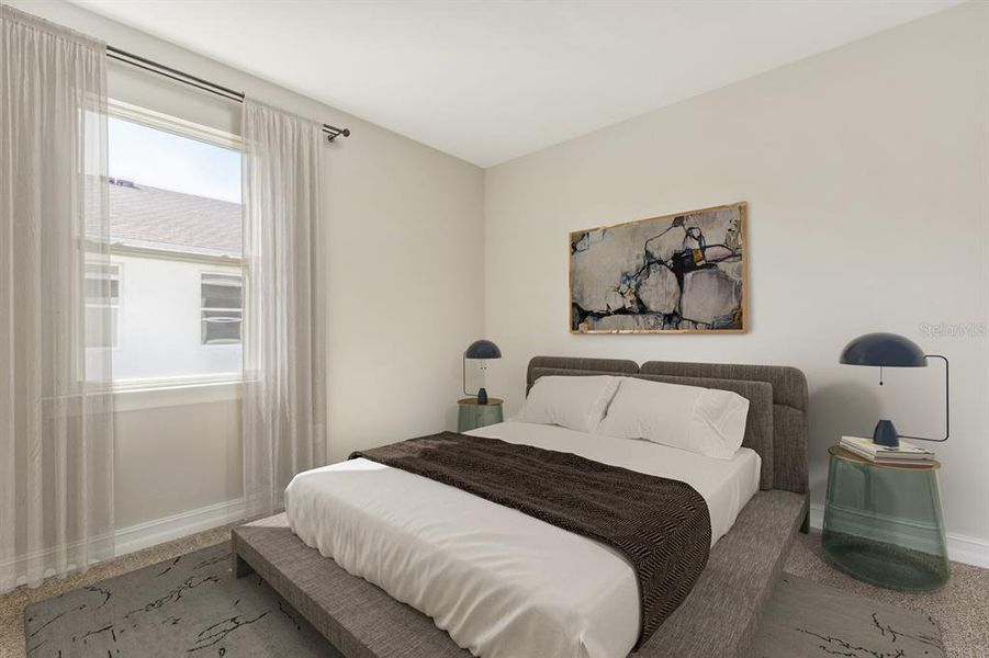 Furnished interior view inside a new home in Coral Lakes - Tradition & Express, Punta Gorda (Image 9).