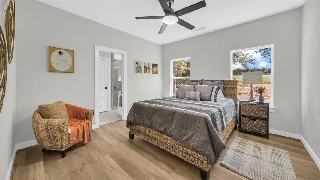 Furnished interior view inside a new home in Parallel Pastures, Poolville (Image 17).