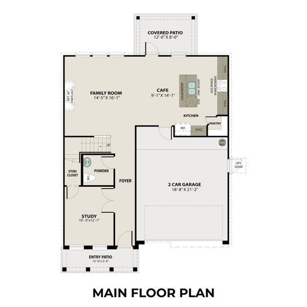 2D floor plan layout for the The Solara by Davidson Homes LLC in Sunterra, Katy, TX (Image 3). 2D floor plan layout for the The Solara by Davidson Homes LLC in Sunterra, Katy, TX (Image 3).