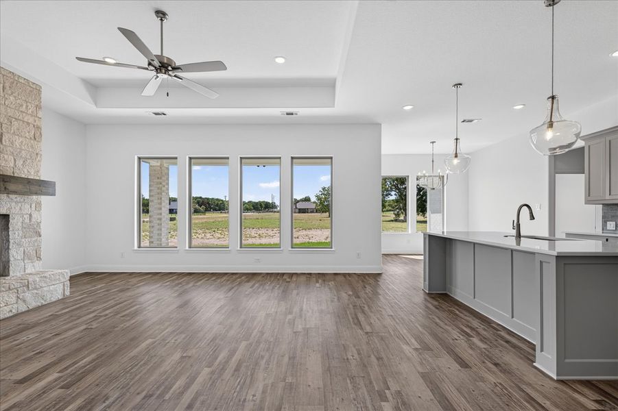 Spacious, unfurnished interior of a new home in Taylor Ranch, Springtown (Image 29).