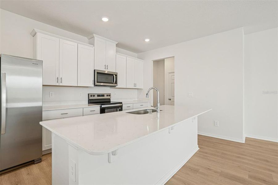 Furnished interior view inside a new home in The Meadow at Crossprairie Bungalows, St. Cloud (Image 12).