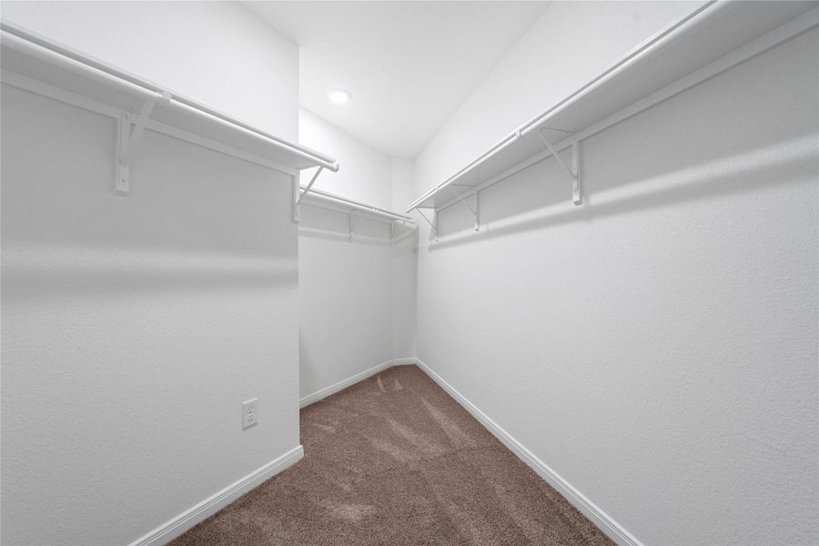 Look at this immaculate closet! With high shelving, multiple rows to hang clothing, you are sure to have enough room for all your belongings! Look at this immaculate closet! With high shelving, multiple rows to hang clothing, you are sure to have enough room for all your belongings!