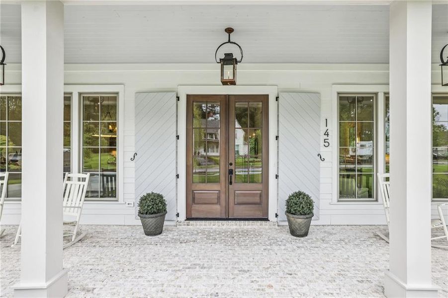 Exterior details and patio area of a home in , Roswell (Image 25). Exterior details and patio area of a home in , Roswell (Image 25).