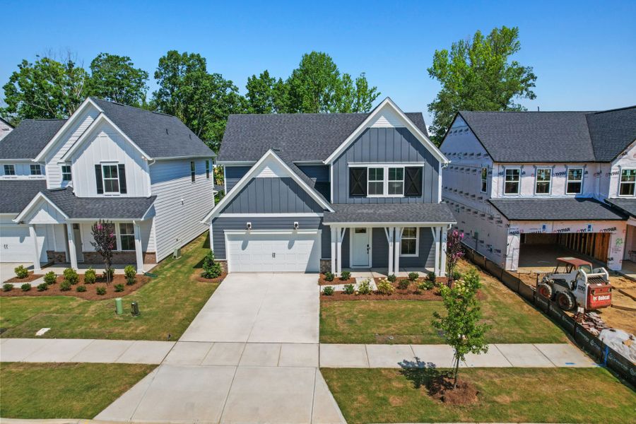 Representative exterior photo of a completed home built from the Billander by Pulte Homes in Cannon Run, Concord, NC (Image 20).