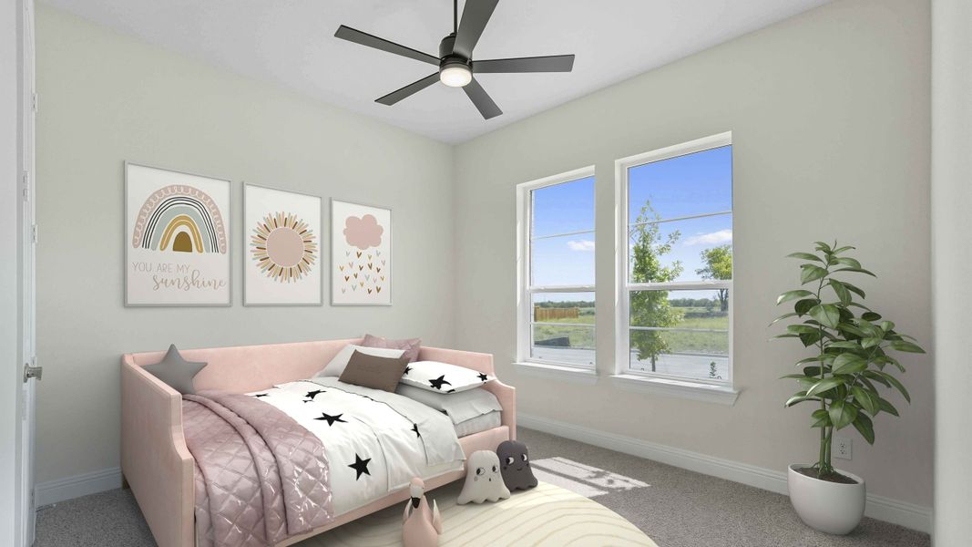 Furnished interior view inside a new home in Clearview Ranch, Royse City (Image 13).