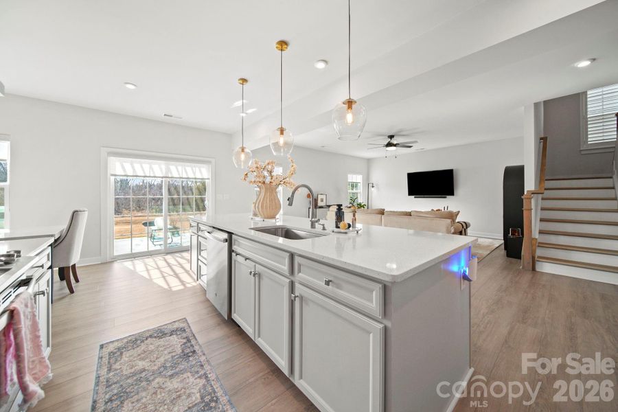 Furnished interior view inside a new home in , Monroe (Image 37).