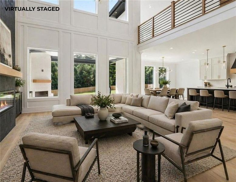 Furnished interior view inside a new home in , Dacula (Image 16).