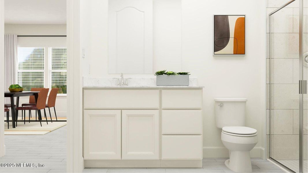 Furnished interior view inside a new home in Silver Falls Single Family at SilverLeaf: Silver Falls 50s at SilverLeaf, St. Johns (Image 6).