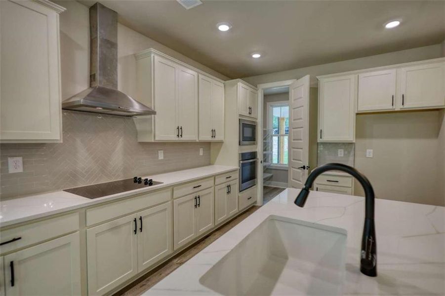 Close-up of interior finishes inside a home in , Monticello (Image 21).