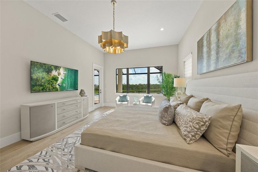 Furnished interior view inside a new home in , Nokomis (Image 54).