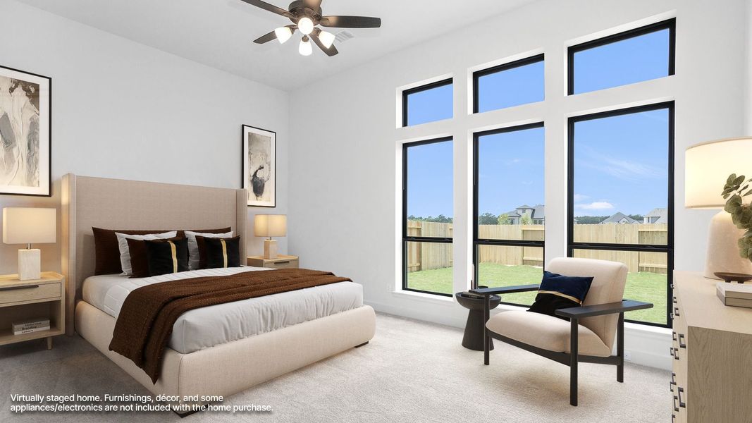 Furnished interior view inside a new home in Briarley, Montgomery (Image 6).