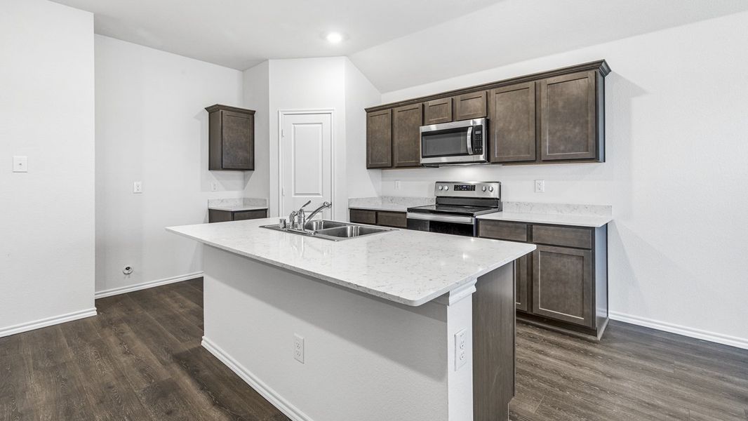 Furnished interior view inside a new home in Stonewyck Farms, Ennis (Image 7).