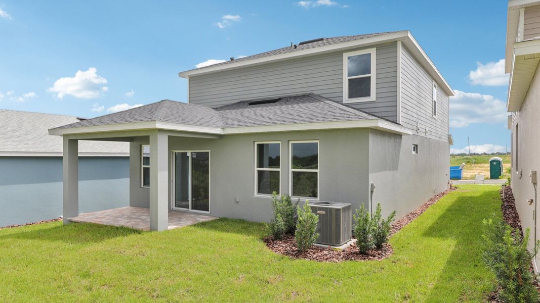 Naples Floor Plan Rear Elevation by DRB Homes Naples Floor Plan Rear Elevation by DRB Homes