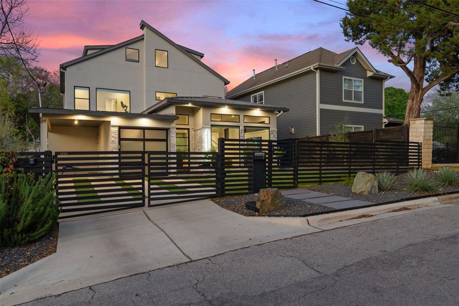Front exterior of a new home in , Austin, TX, highlighting curb appeal (Image 20).
