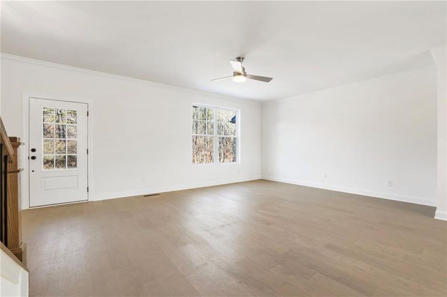 Spacious, unfurnished interior of a new home in , Sugar Hill (Image 40). Spacious, unfurnished interior of a new home in , Sugar Hill (Image 40).