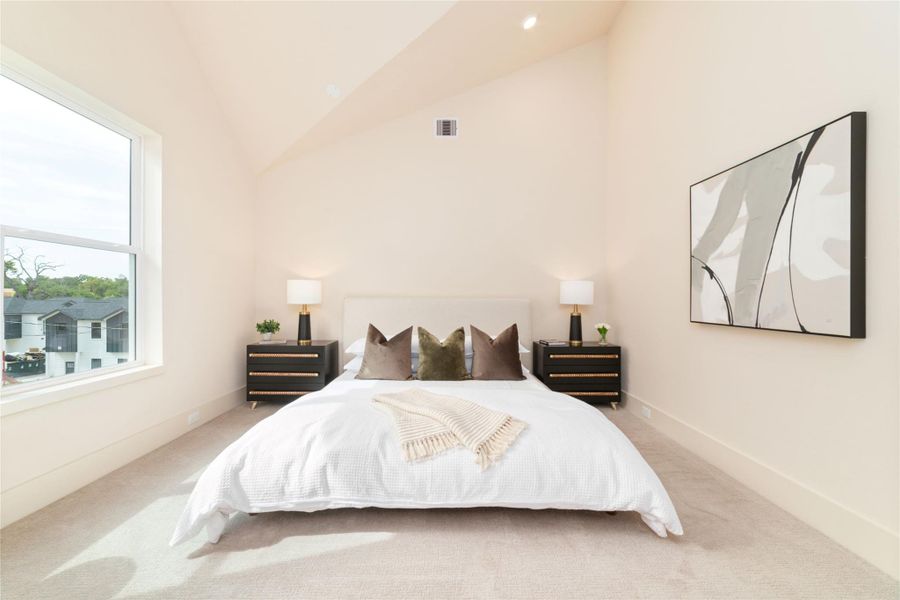 Furnished interior view inside a new home in , Houston (Image 28). Furnished interior view inside a new home in , Houston (Image 28).