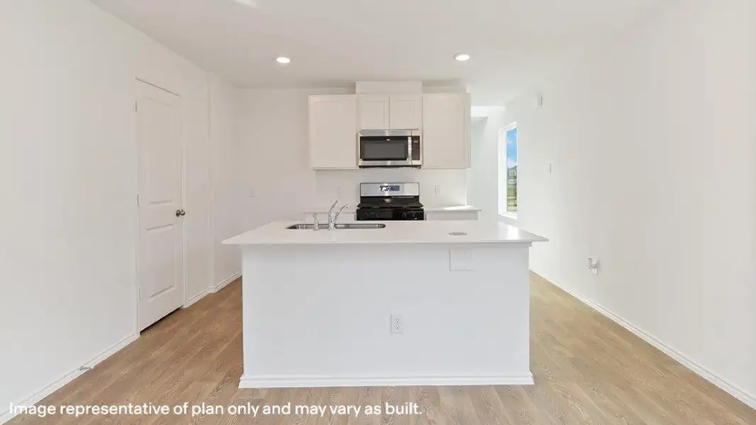 Furnished interior view inside a new home in Blue Ridge Ranch, San Antonio (Image 3).