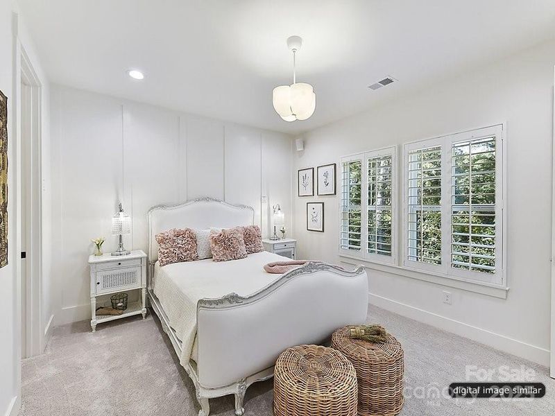 Furnished interior view inside a new home in , Charlotte (Image 16).
