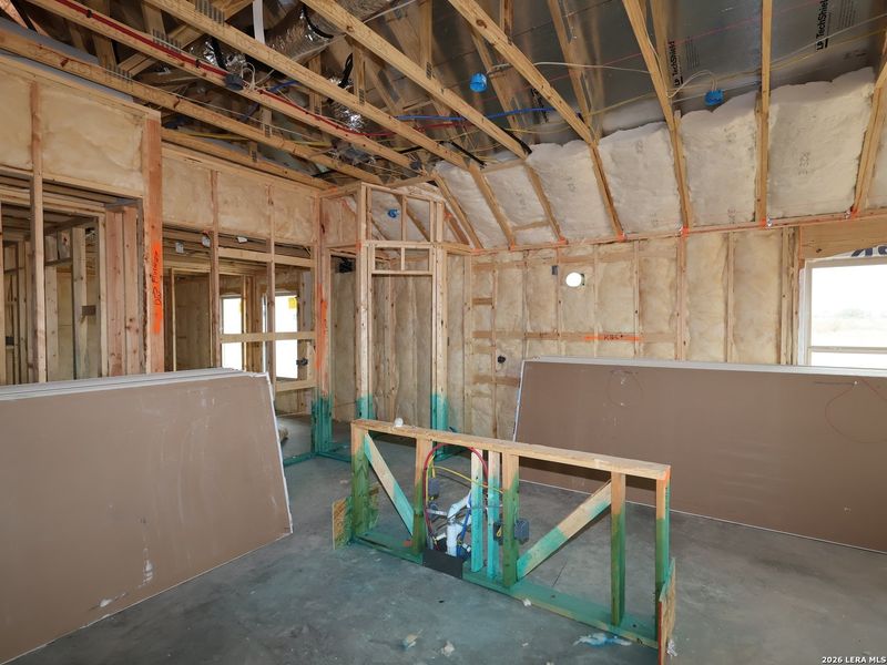 In-progress construction of a new home in Hickory Ridge, Elmendorf, TX (Image 34). In-progress construction of a new home in Hickory Ridge, Elmendorf, TX (Image 34).