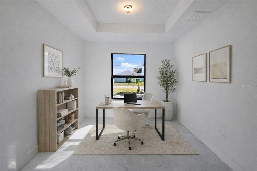 Furnished interior view inside a new home in , Cape Coral (Image 8).