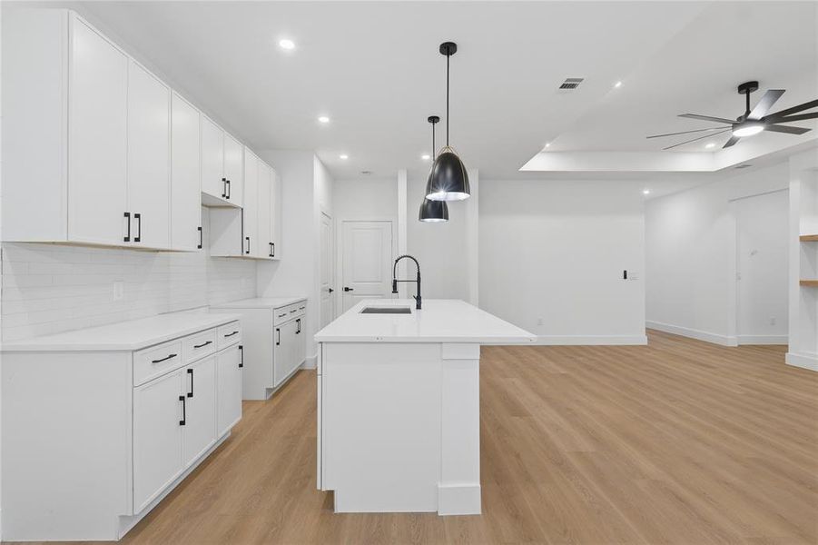 Furnished interior view inside a new home in , Dallas (Image 9). Furnished interior view inside a new home in , Dallas (Image 9).