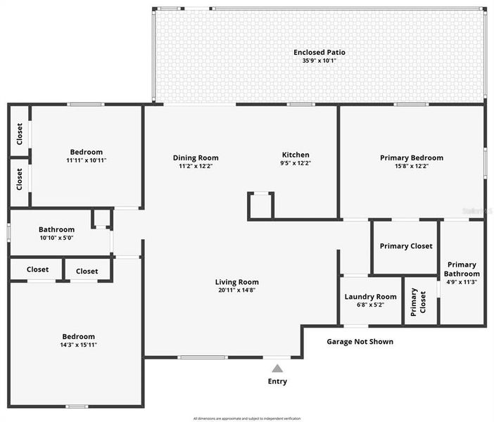2D floor plan layout of this home in , Dade City, FL (Image 4).