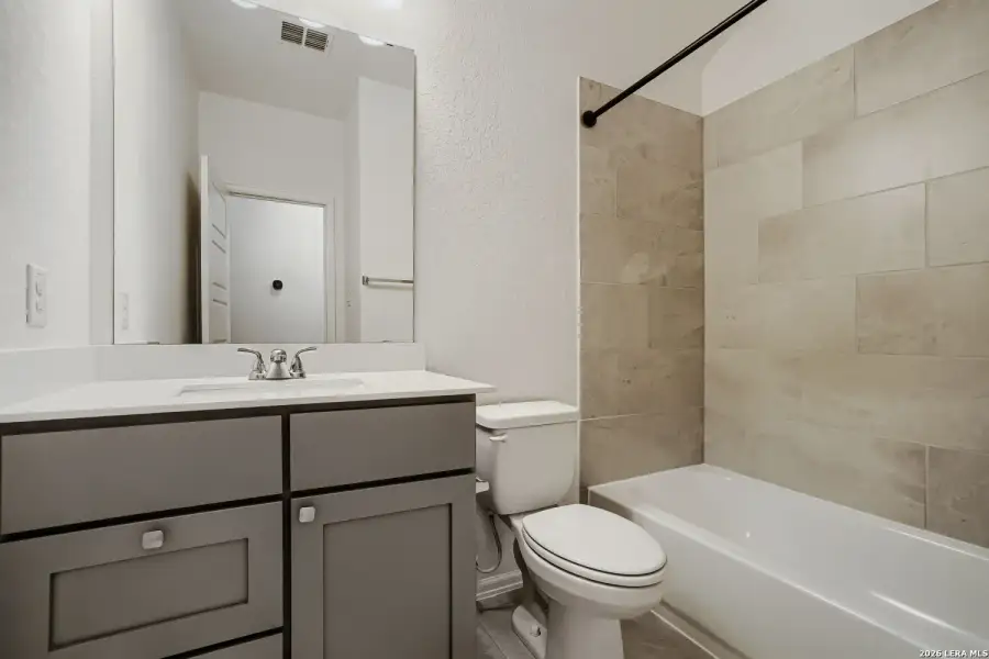 Furnished interior view inside a new home in Ladera, San Antonio (Image 12).