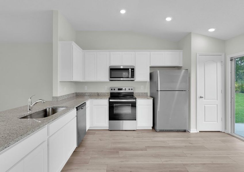 Chefs of all skill levels will love this open kitchen