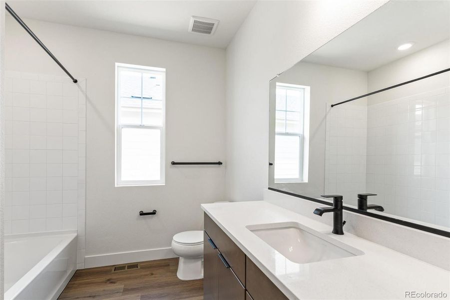 Furnished interior view inside a new home in Terrain Oak Valley, Castle Rock (Image 7).