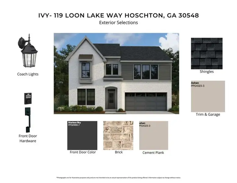 Sample of building materials used in homes in Twin Lakes, Hoschton (Image 2). Sample of building materials used in homes in Twin Lakes, Hoschton (Image 2).