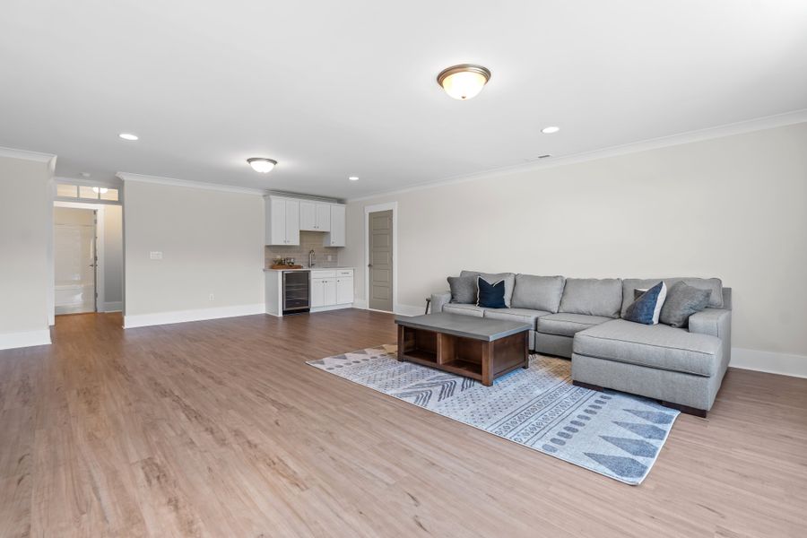 Representative furnished interior of a home built from the Scout by Bill Clark Homes in Sidbury Landing, Wilmington (Image 57).