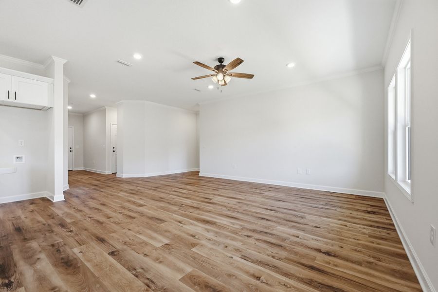 Spacious, unfurnished interior of a new home in McCarthy Estates, Defuniak Springs (Image 33). Spacious, unfurnished interior of a new home in McCarthy Estates, Defuniak Springs (Image 33).