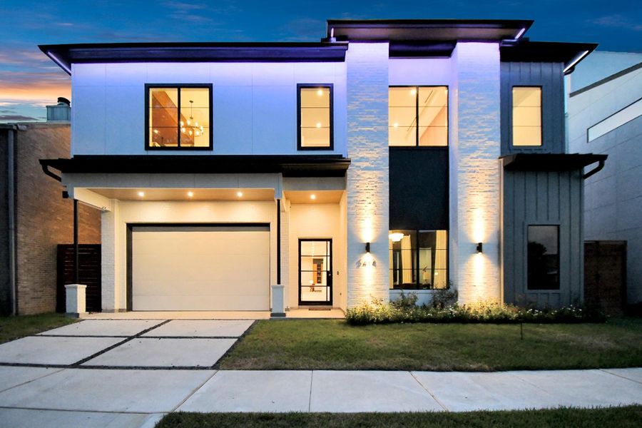 Front exterior of a new home in , Houston, TX, highlighting curb appeal (Image 2). Front exterior of a new home in , Houston, TX, highlighting curb appeal (Image 2).