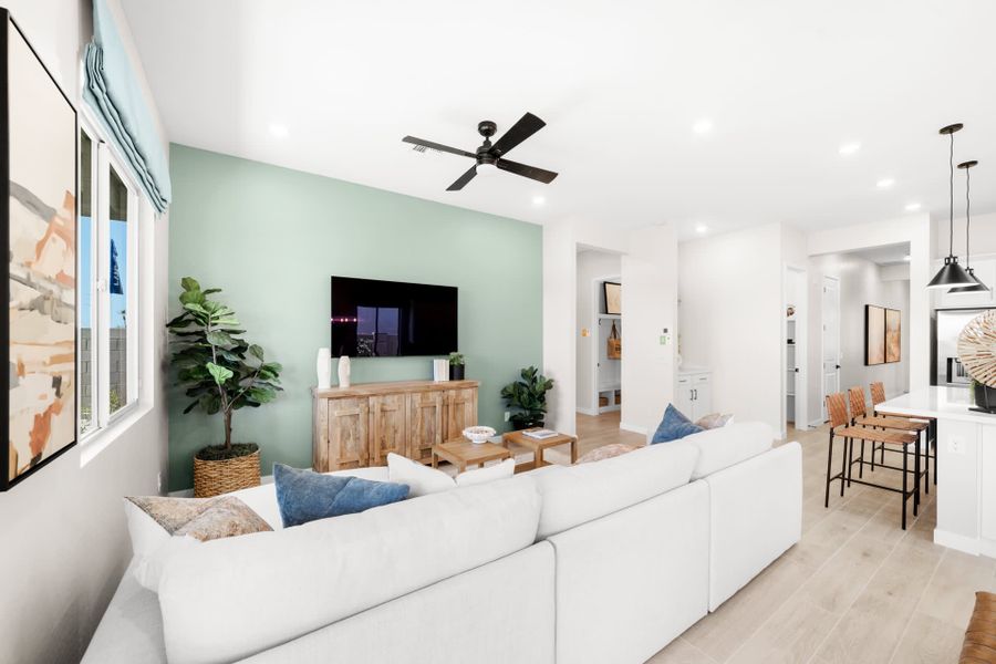 Great Room | Gemini Model Home | Rialta | New homes in Mesa, Arizona | Landsea Homes