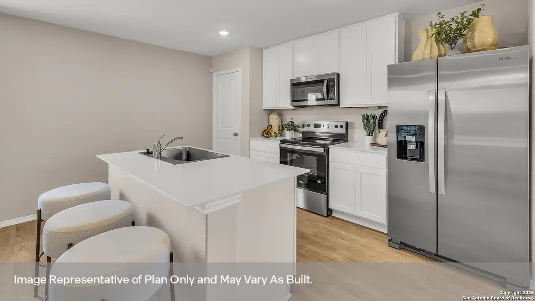 Furnished interior view inside a new home in Spring Valley, New Braunfels (Image 14).