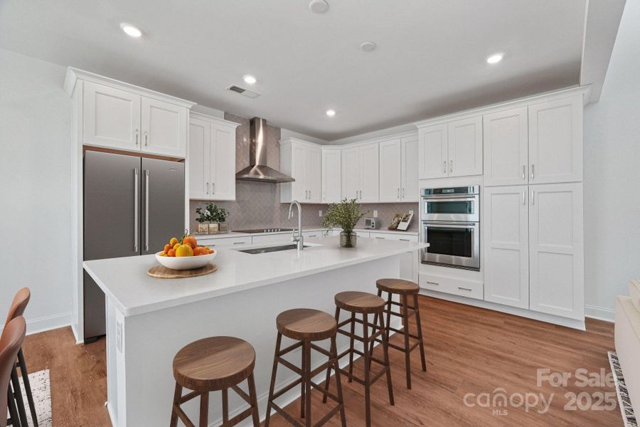 Virtually Staged Kitchen