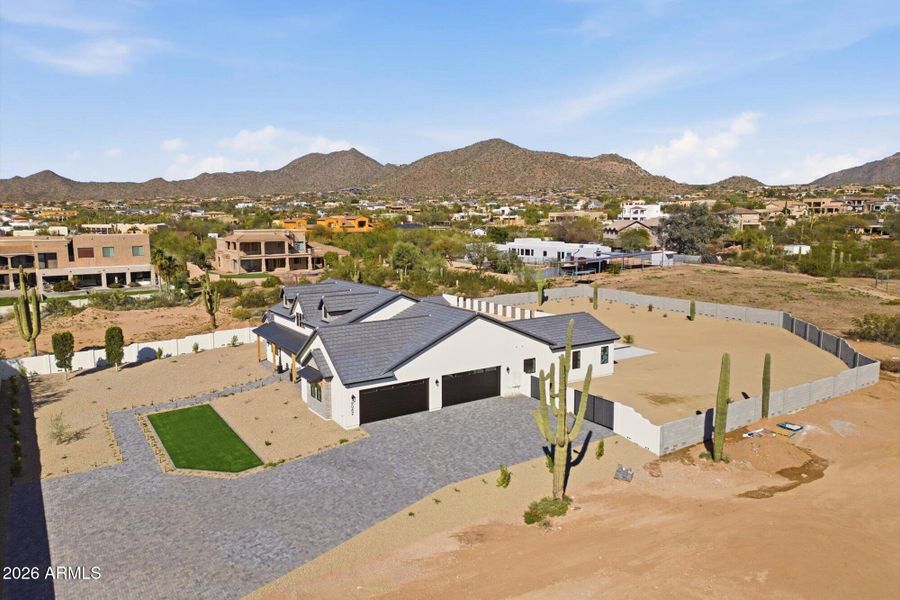 Front Aerial View Showing Driveway Front Aerial View Showing Driveway