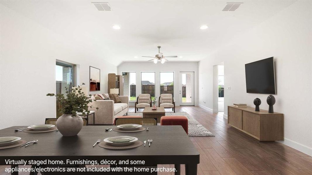 Furnished interior view inside a new home in Devonshire, Forney (Image 7).