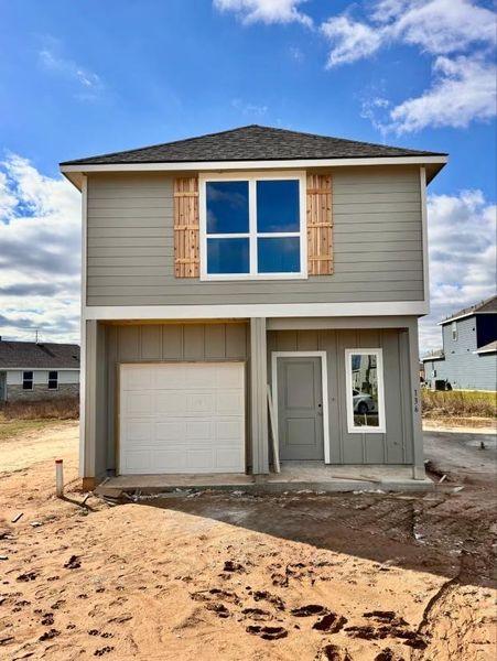 In-progress construction of a new home in Santa Fe, Cleveland, TX (Image 6).