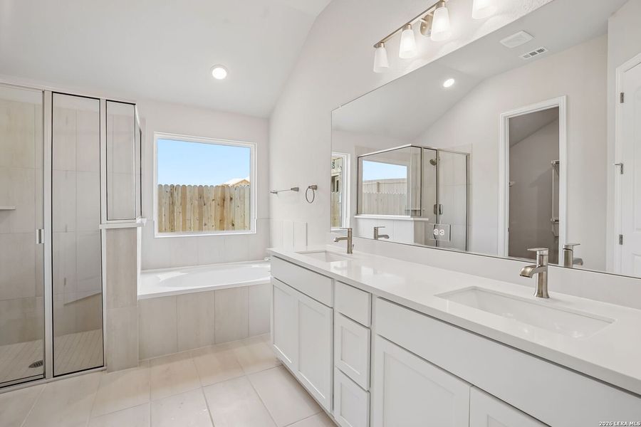 Furnished interior view inside a new home in Piedmont, San Antonio (Image 6).