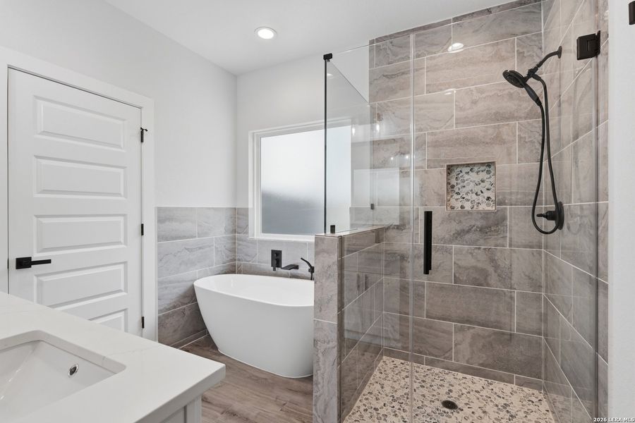 Furnished interior view inside a new home in , Spring Branch (Image 8).