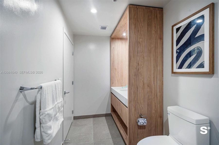 Furnished interior view inside a new home in , Miami (Image 9).