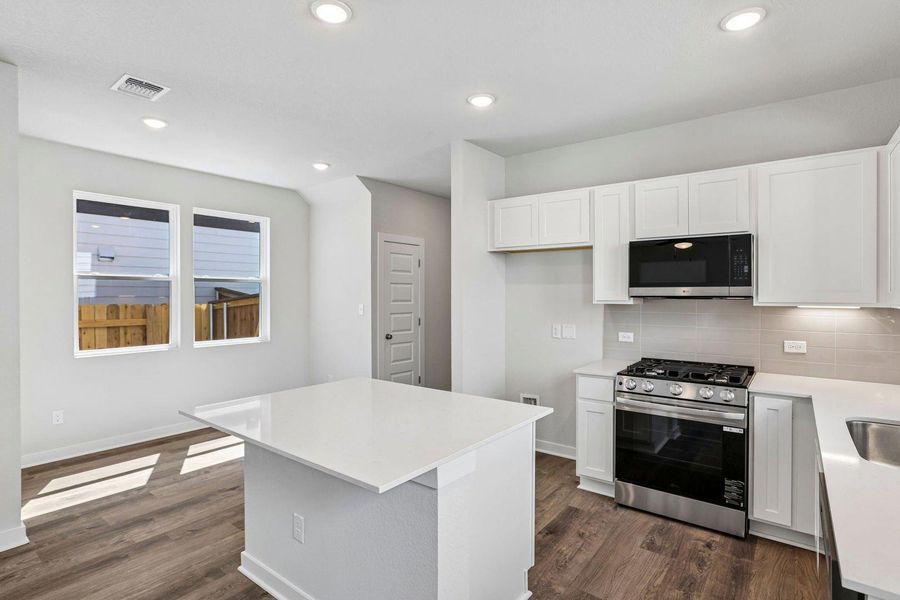 Furnished interior view inside a new home in Avery Centre, Round Rock (Image 5).